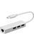 FC05 Type-C To 3 x 3.0 USB + RJ45 Lan Ethernet Çevirici MacBook Uyumlu 1