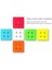 Cube Rubik Zeka Sabır Küpü Neon Renkler 3 x 3 x 3 4