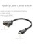 HDMI - DVI Adaptörü - HDMI Fişli ve DVI Soketli Mobil Dönüştürücü - 1080P Dvı-D Görüntü Çözünürlüğü - 20 cm Uzunluğunda Kablolu Dongle Formatında Bağlantı Kablosu (HDDVIMF8IN) 3
