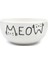 Tasarım Meow Krem Parlak Seramik Kase - Hediye Seramik Kase 1