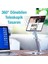 Mobile Ultra Sağlam Alüminyum Kaydırmaz Tabanlı Masa Üstü Tablet Standı, Yükseklik ve Açı Ayarlı Gri 2