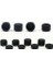 8 Parça Denetleyici Joystick Thumb Grips Stick Cap Ps5 Ps4 Ps3 Ps2 Xbox One 360 Için, Yedek Silikon Analog Başparmak Kavrama Sopa Kapağı, Oyun Kolu Koruyucu Aksesuarları 4