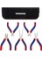 WP201015 Cr-V 5 Parça Elektronikçi Profesyonel Mini Pense Seti + Bez Taşıma Çantası 1