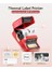 B21 Etiket Makinesi Mürekkepsiz Bluetooth Etiket Yazıcısı, Küçük Işletmeler Için 2 Inç Taşınabilir Termal Yazıcı, Adres, Logo, Giyim, Posta, Mumlar, Takı, Hediye Için Etiket Yazıcısı, Kırmızı 2