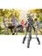 Profesyonel Q111 Taşınabilir 5kg Taşıma Kapasiteli 139,7CM Alüminyum Tripod Gri 5