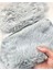 Ponponlu Peluş Açık Gri Kalem Kutu Kalemlik Toparlayıcı Çanta 4