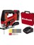 Akülü Dekupaj Testere Tc-Js 18 Li (1x2,5 Ah) Power X-Change (Li-Ion, 18 V, Sarkaç Fonksiyonu, Toz Emiş Adaptörü, 1x 2,5 Ah Akü, Şarj Cihazı ve Çanta Dahil) - 4321228 1