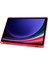 Tab S10 Plus Uyumlu 12,4 Inç Kılıf Fuchsia Akıllı Kalem Bölmeli Standlı Tri Folding Smart Kılıf Koyu Yeşil 3