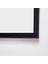 Tanıtım Premium Masif Çam Çerçeve - 3mm Mdf Arkalık - 500 Mikron Kırılmaz Şeffaf Pvc Ön Koruma - Şık ve Dayanıklı Duvar Ahşap Çerçevesi (Siyah, 21CM x 30CM) 3