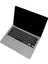 Macbook Air M1 13INÇ Klavye Koruyucu Türkçe Q A2179 A2337 ile Uyumlu Siyah 5