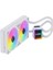 Freezer W247W 2025 Edition 240MM 2X12CM Argb LED Fan + Pompa, 250W Tdp, LGA1700 - Am5 Uyumlu Beyaz Sıvı Soğutma Sistemi (DKCCW247W) 2