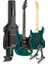 GLC-40GR Profesyonel Elektro Gitar Yeşil (Stand Gigbag Askı Capo Tuner Pena Kablo Yedek Tel) 2