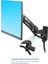 Bayou Nb F150 Ergoflex 17-35" Duvara Montaj Monitör Tutucu Kol Amortisörlü Monitör Standı 5