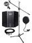 PF-30X Mikrofon Standı Yalıtım Paneli Xlr Kablo Pop Filter 1