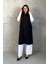 Kadın Kapitone Fermuarlı Uzun Yelek 7545 5