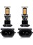 Eco H27 Sis Farı Için Özel LED Ampul 24SMD Ledli Turuncu 1