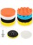 Pasta Cila Polisaj Parlatma Pedi Seti 115MM 11 Parça Oto Parlatıcı Pedleri Otomotiv Parlatma 1