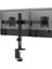 Çift Kol Monitör Standı 32" Ekrana Kadar Vesa 75X75 ve 100X100 Uyumlu Çift Ekran 1
