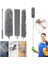 Home Teleskopik 3'lü Mop Toz Alma Püskülü Çok Fonksiyonlu Temizlik Seti,boşluk ve Tavan Temizliği Için Uzayabilir Toz Alma Seti 2