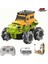 4x4 Offroad Uzaktan Kumandalı Akrobat Drift Arabası Offroad Jeep Araba 360° ve 45° Yatay Hareket Drift Atan Şarjlı Çılgın Araba (Turuncu) 3