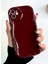 Aksesuar Iphone 11 ile Uyumlu Darbe Önleyici Dalgalı Bordo Antişok Silikon Kılıf 1