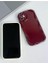 Aksesuar Iphone 11 ile Uyumlu Darbe Önleyici Dalgalı Bordo Antişok Silikon Kılıf 2