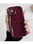 Aksesuar Iphone 11 ile Uyumlu Darbe Önleyici Dalgalı Bordo Antişok Silikon Kılıf 3