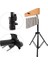 Rüzgar Zil Metal Bar Ayarlanabilir Tripod ile Güzel Açık Sesli Rüzgar Zil Dekorasyon Ahşap Baskı 3