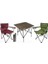 Gray Wolf GW2B Bardaklı Kamp Sandalye ve Kamp Masası 3 Lü Set 1