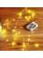 Home 5 Metre Gün Işığı Peri LED – Pilli Dekoratif Sarı Renkli LED Işık, Şerit Yılbaşı ve Parti Aydınlatması, Süsleme ve Dekoratif Işık Zinciri-Dekorasyon Işığı Şerit Aydınlatma 2