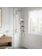 Duş Rafı, 85 – 305 cm Yüksekliği Ayarlanabilir, 4 Tepsili Banyo Rafı, Duş Köşesi, Delme Gerektirmez, Beyaz BCB001A 2