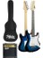 CEG-36BL 8-12 Yaş Çocuklar Için Amfili Full 3/4 36 Inç Elektro Gitar Seti Blue 2