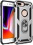 iPhone 8 Plus Kılıf Silikon Darbeye Karşı Dayanıklı Koruma Tank Kap Gri 1