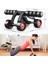 4 Tekerlekli Ab Wheel Mekik Aleti – Diz Matı Dahil Karın Kası ve Core Egzersiz Aleti CKS-452 4