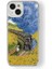 iPhone 13 ile Uyumlu Van Gogh Çizim Tasarım Baskılı Şeffaf Kılıf 1