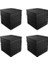 12'li Paket Akustik Köpük Panel, 1" x 12" x 12" Stüdyo Ses Yalıtım Takozları Yangına Dayanıklı Ses Geçirmez Dolgu Akustik Tedavi Köpüğü (Siyah) 5