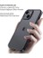 iPhone 13 ve 14 Için Mat Hybrid Materyal Metal Kamera Korumalı ve Metal Tuş Takımlı Ultra Güçlü Koruma Sağlayan ve Şık Görünümlü Premium Kılıf (Siyah, 13-14) 5