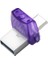 Datatraveler Microduo 3c USB Bellek 256GB USB Gen 3 Type-C ve Type-A - DTDUO3CG3/256GB, Mor + Gümüş 2