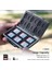 Hafıza Kartı Kutusu - 24 Micro Sd Sdxc Sdhc + 12 Sd Sdxc Sdhc Için Su Geçirmez Depolama ve Taşıma Çantası 2