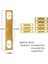 8 Parça Gitar Boyun Şimleri 4 x 0,2 Mm, 2 x 0,5 mm ve 2 x 1 mm Kalınlık Pirinç Şim, Gitar ve Bas Cıvata Boyun Onarımı, Altın 2