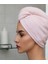 Saç Havlusu Saç Bonesi Türban %100 Pamuk Banyo ,havuz ve Deniz Sonrası Kurulama Pembe 1