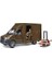 BR02678 Mercedes Benz Sprinter Ups Kargo Aracı Transpalet ve Figür 4