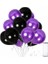 Marifetlerim - Siyah Mor Metalik Balon 12 Inch 10 Adet 1