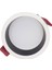 Ultra Ince Beyaz 9W Downlight -Otel Alüminyumunun Otel Restoranı Için Tavan Tabağında Edildi (3000K) 2
