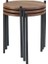 Office Zigon Sehpa, Metal Zigon Sehpa (3 Lü Yuvarlak Zigon Sehpa) 2