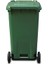 Plastik Çöp Konteyneri 240 Litre Konteyner - A+ Isıya Karşı Dayanıklı Malzeme - Yeşil 3