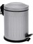 5-12- 16 Lt Vintage Serisi Amortisör Kapaklı Çöp Kovası (Banyo - Mutfak - Tuvalet - Balkon) (Gri, 5 Litre) 1