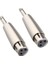 2 x Xlr Erkek - 6.35MM Jack Mono Kablo Dişi Adaptör 1/4 “trs Adaptörü Cinsiyet Değiştirici - Xlr-F - 3 Pimli Xlr Dişi Stereo Ses Mikrofon Dönüştürücü Konnektörü 1