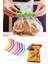 Çok Renkli Pratik Poşet Klipsi, Paket, Ambalaj, Torba, Çanta Kapatıcı Plastik Kilidi, Mandalı (Karışık 8 Adet) 2