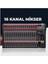 Mix Dm-16 Deck Mikser 16 Kanal Ses Mikseri (Bluetooth USB Efekt) 2